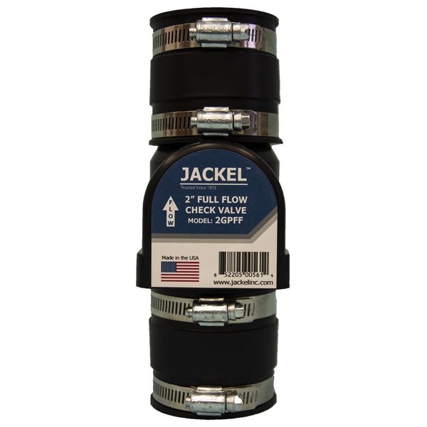 Jackel 2 in. D X 2 in. D PVC Sewage Check Valve 2GPFF